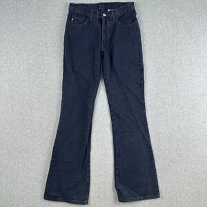 JUST USA Womens Jeans Dark Wash Flare Jeans‎ Size 1 Cotton Made in Western USA
